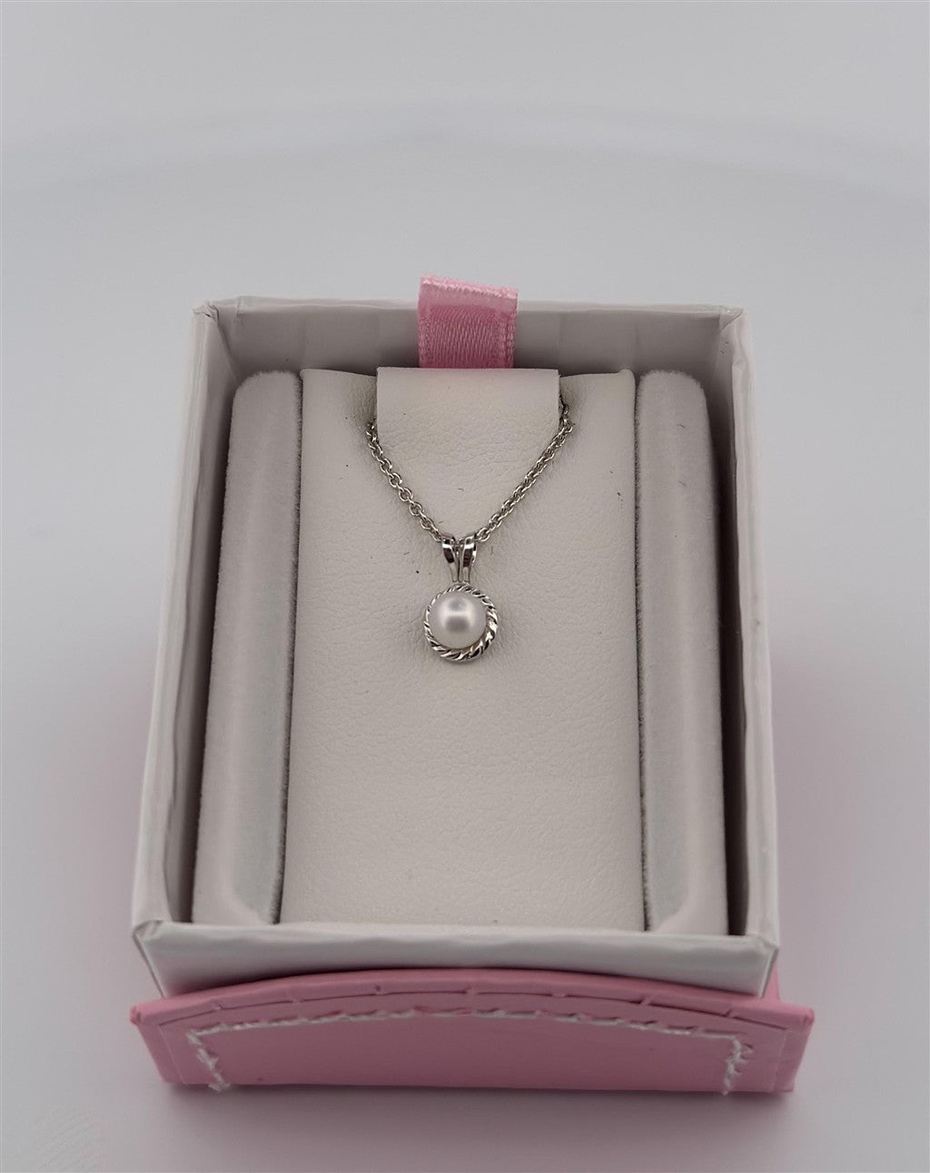 Sterling Silver Pearl Necklace