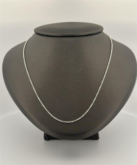 Sterling Silver 18" Rolo Chain