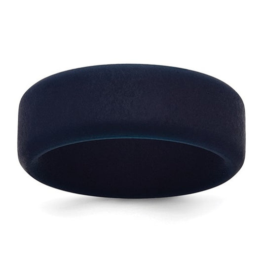 Navy Blue Silicone Wedding Band