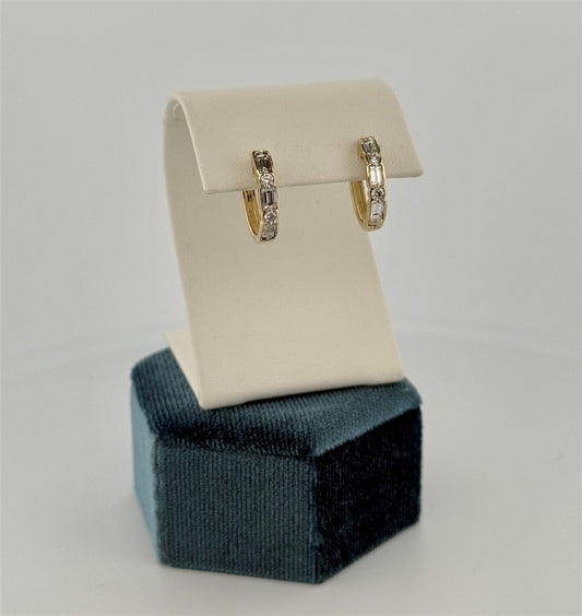 Yellow Gold Hoop Earrings