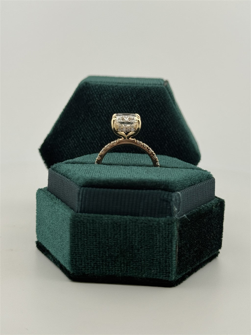 Yellow Gold Lab Diamond Engagement Ring
