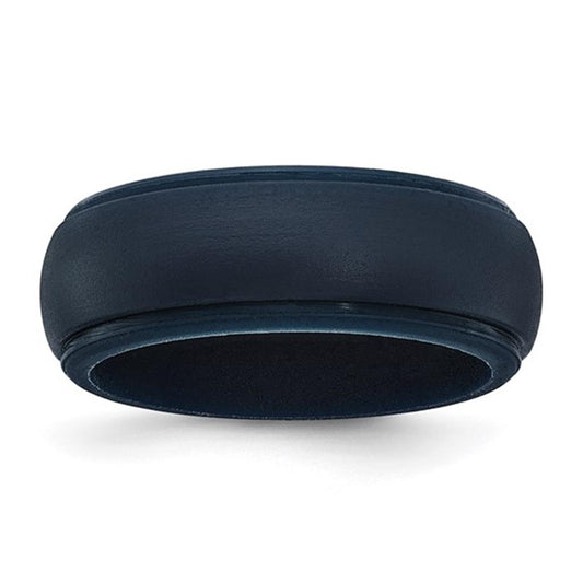 Navy Blue Silicone Wedding Band