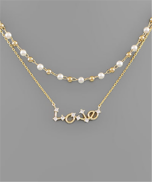 Cz Layered Necklace