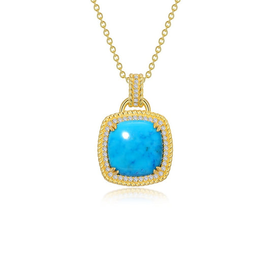 Lafonn Blue Halo Necklace