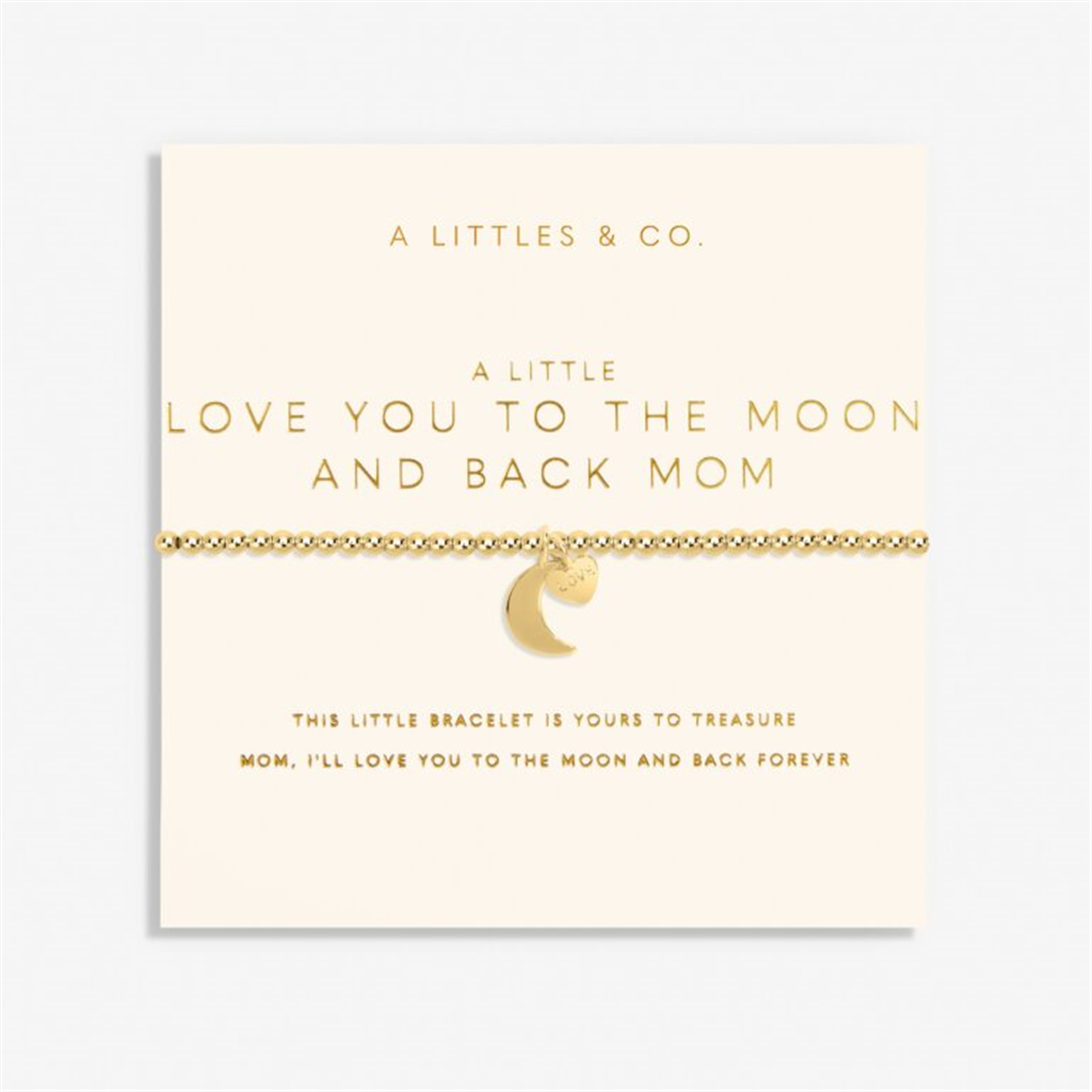 I Love You To The Moon & Back Mom Bracelet
