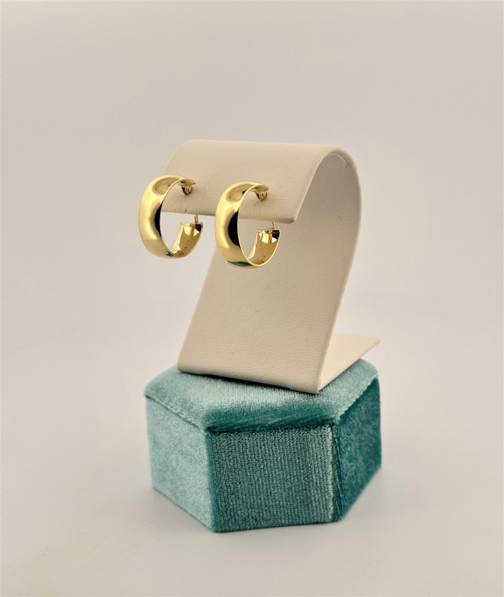 Yellow Gold Hoop Earrings