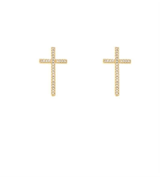 Trendy Cross Earrings