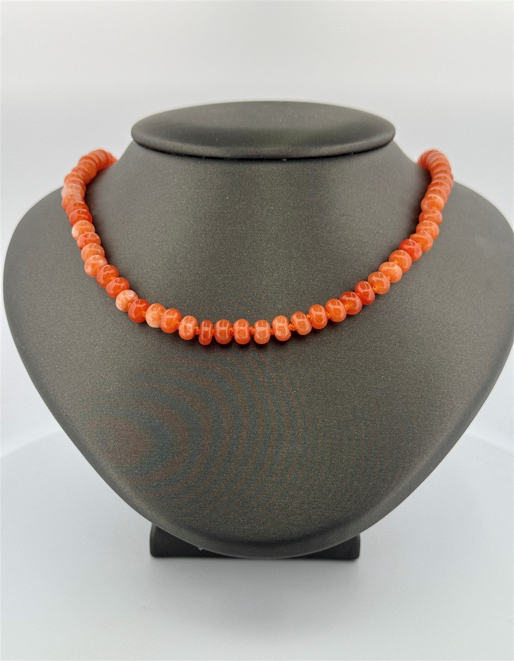 Orange Beaded Necklace