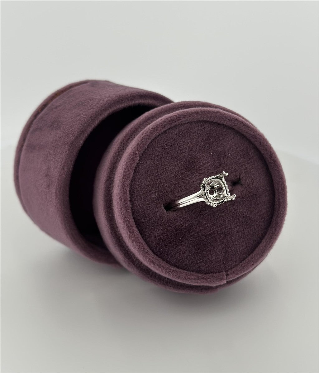 White Gold Semi Mount