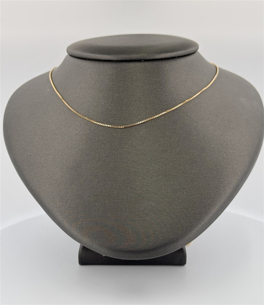 Yellow Gold 26" Box Chain