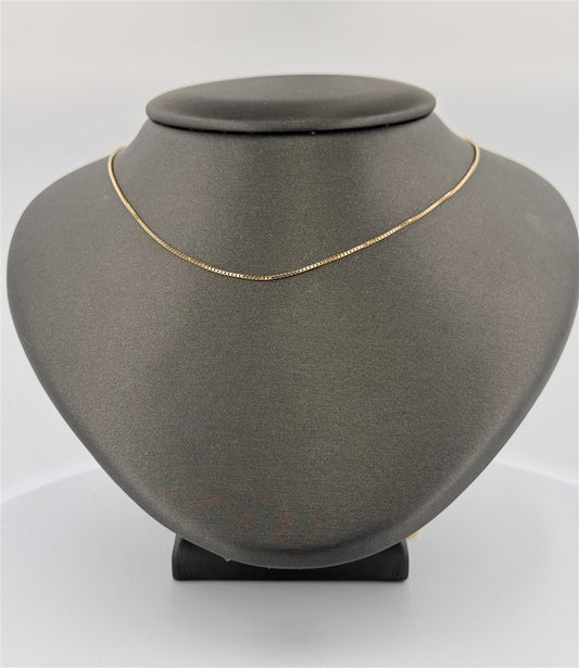 Yellow Gold 26" Box Chain