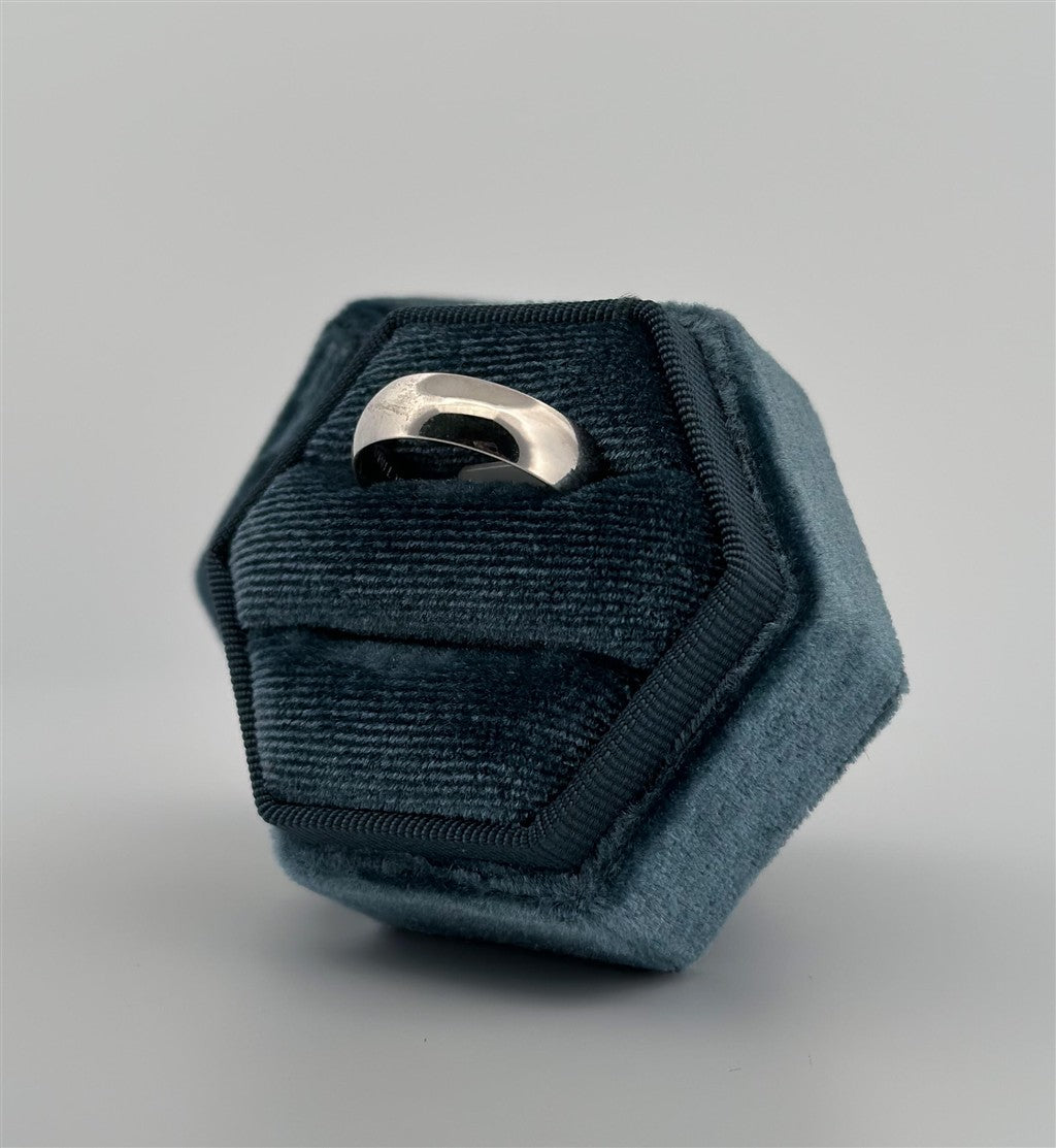 White Gold Wedding Band