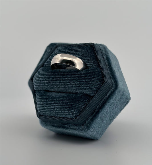 White Gold Wedding Band