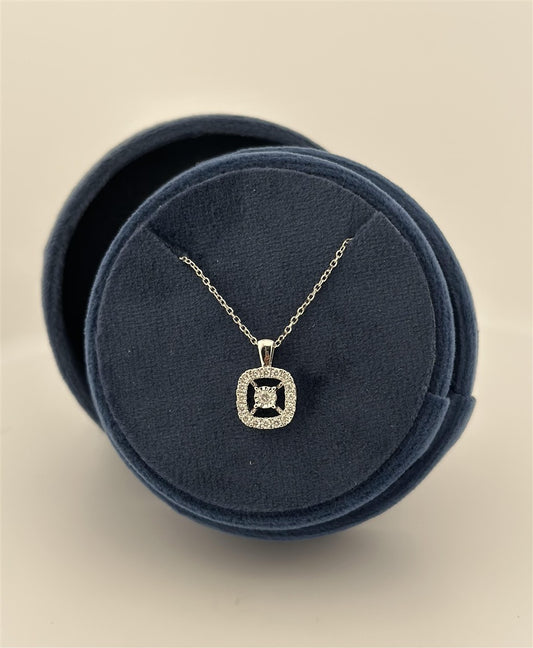 White Gold Diamond Necklace