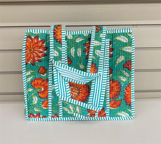 Mini Quilted Tote Bag