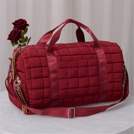 Wine Puffer Duffel Bag