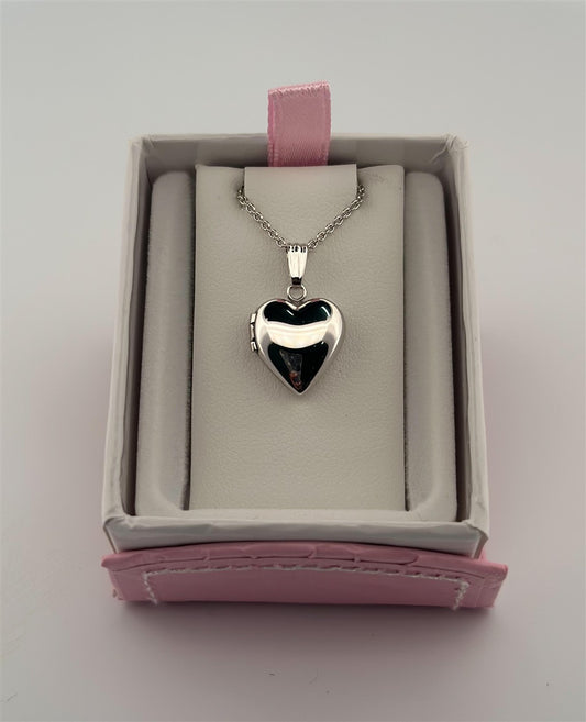 Sterling Silver Heart Locket