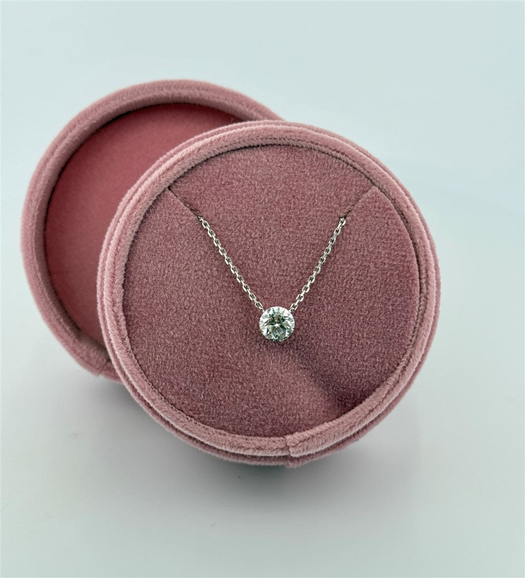 White Gold Lab Diamond Necklace