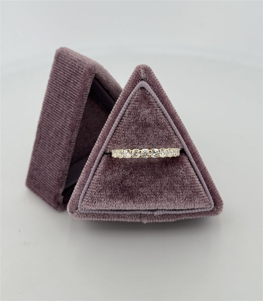 Yellow Gold Lab Grown Diamond Band