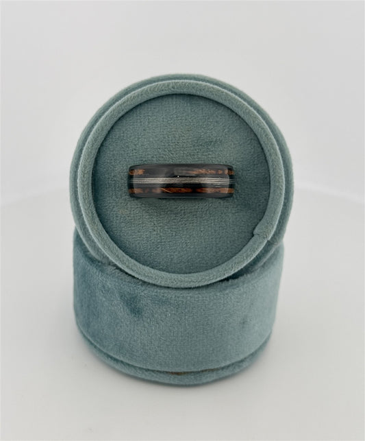 Fishing Line Wedding Band