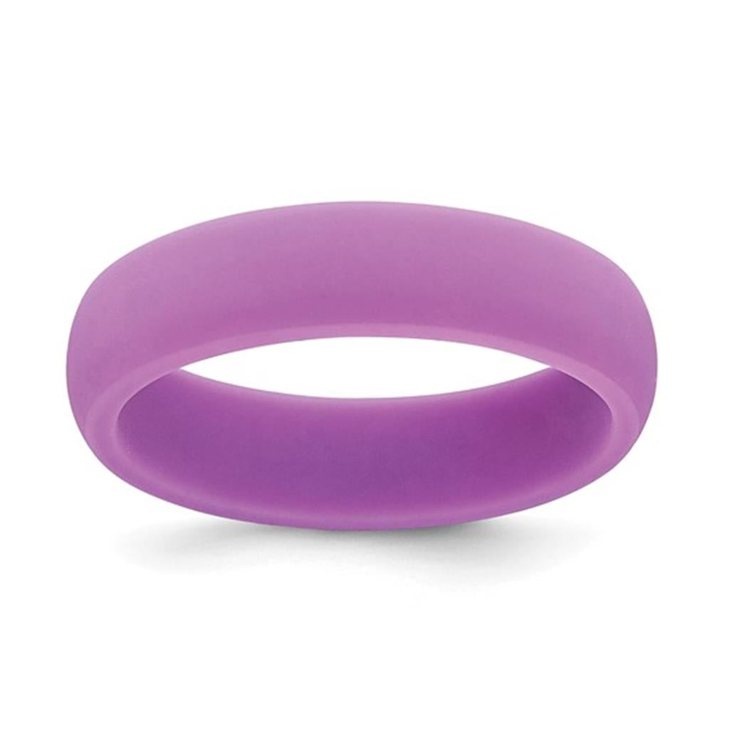 Purple Silicone Wedding Band