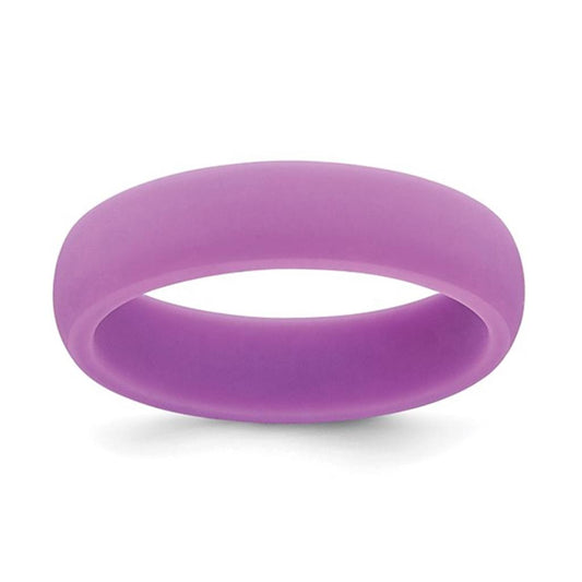 Purple Silicone Wedding Band