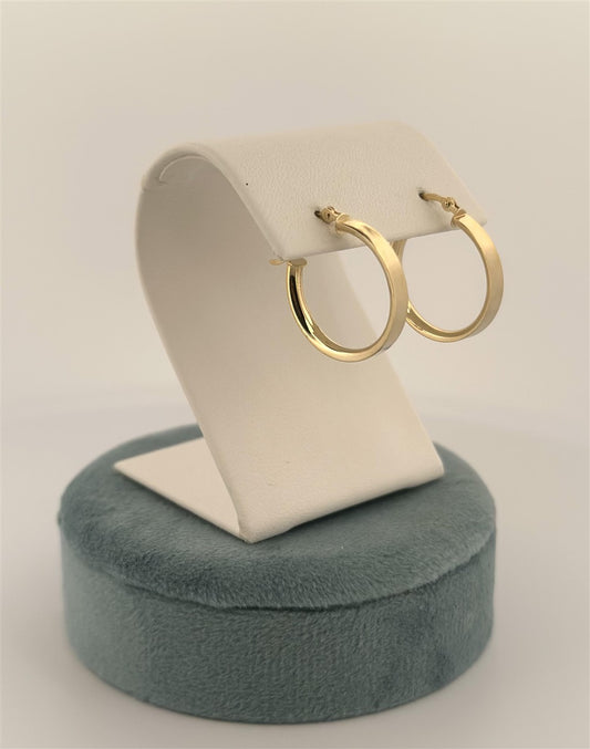 Yellow Gold Hoop Earrings