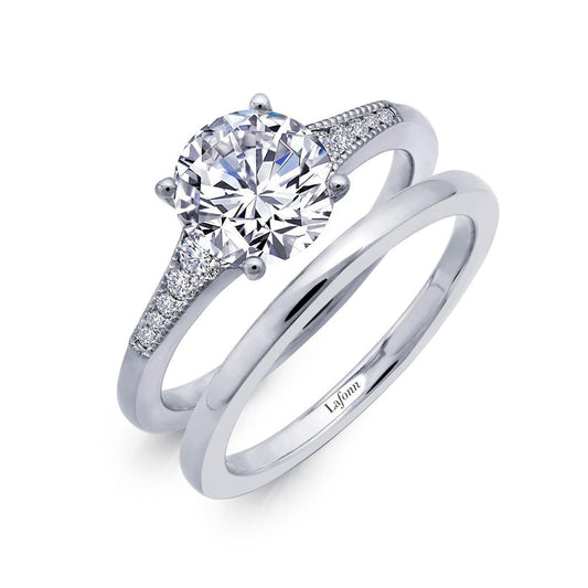 Lafonn Engagement Ring With Wedding Band