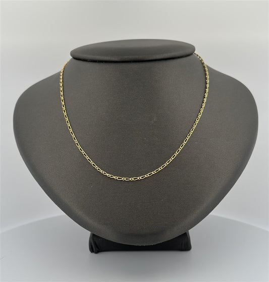 Gold Filled 18" Figaro Chain