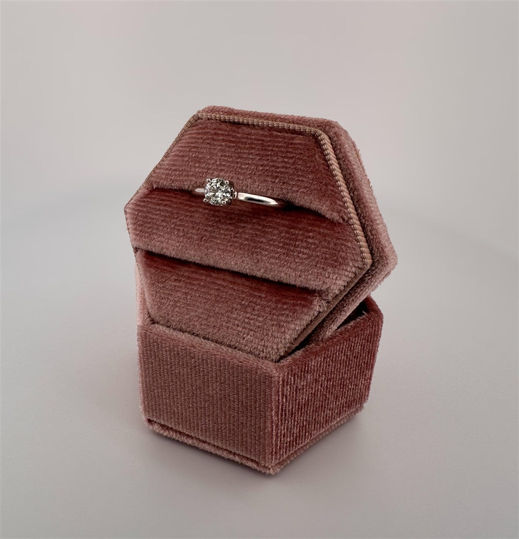White Gold Solitaire Engagement Ring