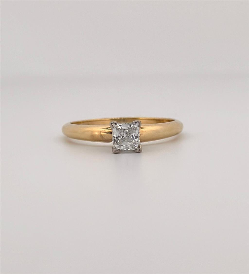 Yellow Gold CZ Ring