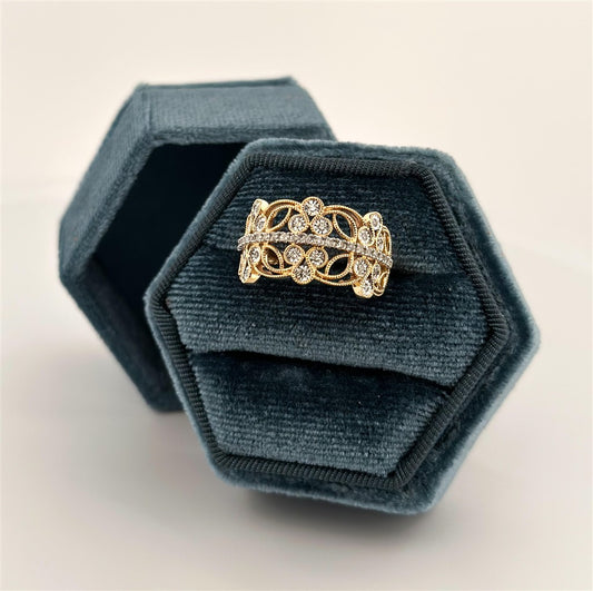 Yellow Gold Vintage Inspired Ring