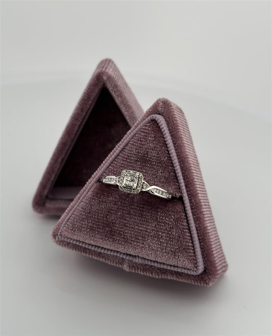 White Gold Diamond Ring