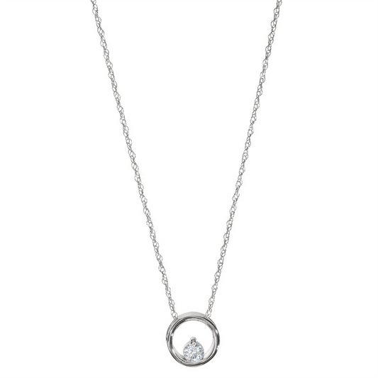 White Gold Diamond Necklace