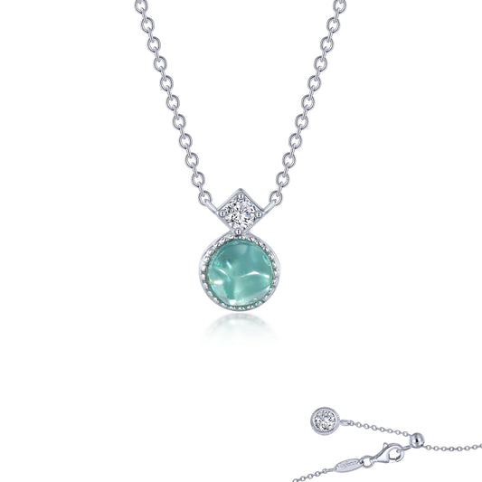 Lafonn Green Sapphire Necklace