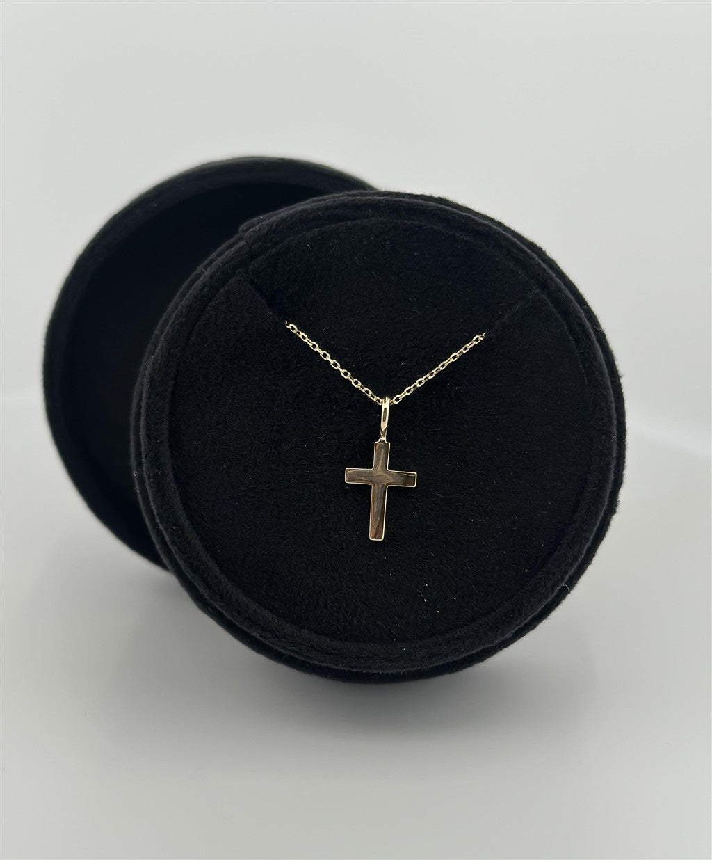 Yellow Gold Cross Necklace