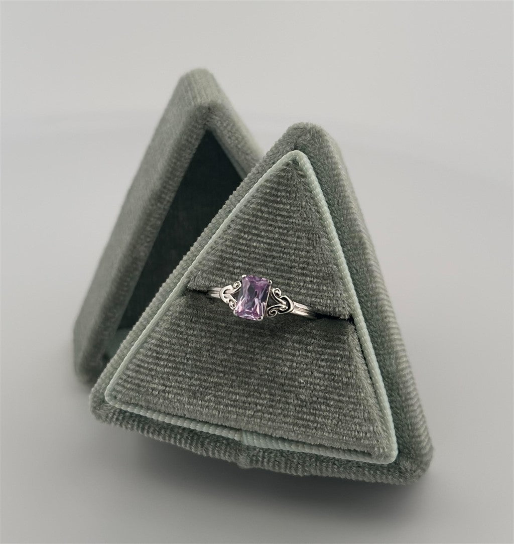 Childrens Sterling Silver June Birthstone Ring