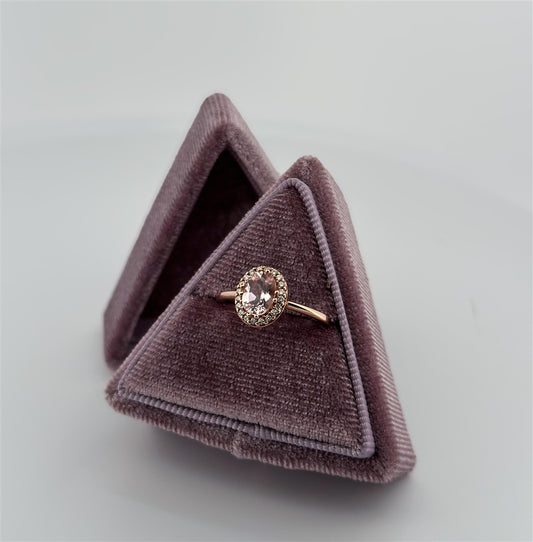 Rose Gold Morganite Ring