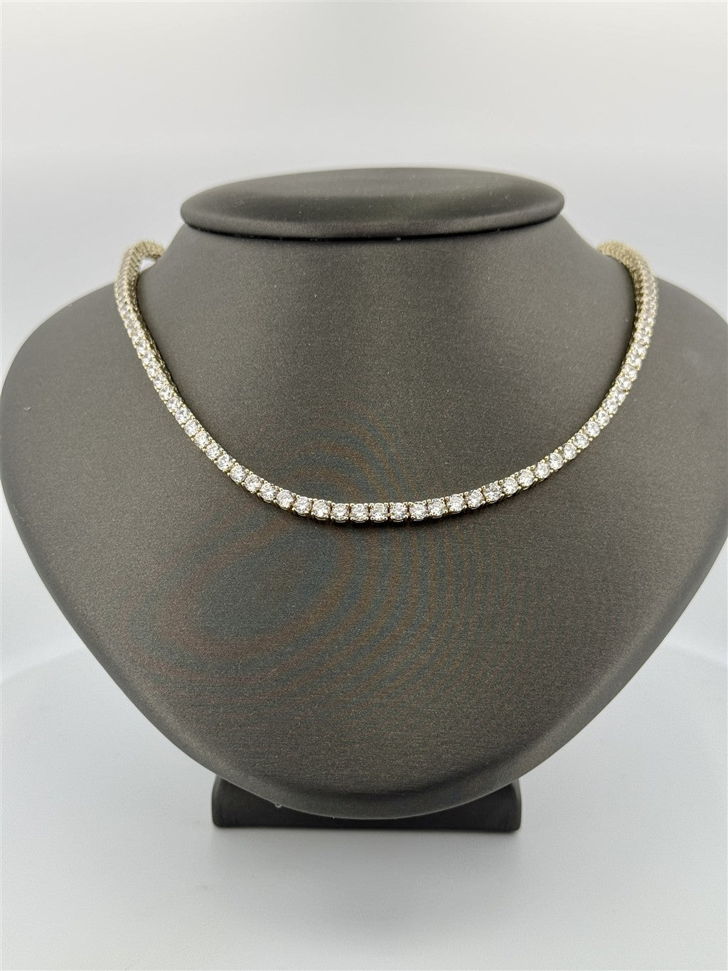 Trendy Cz Tennis Necklace