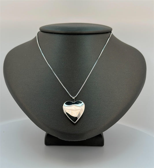 Sterling Silver Mother & Daughter Necklace Set