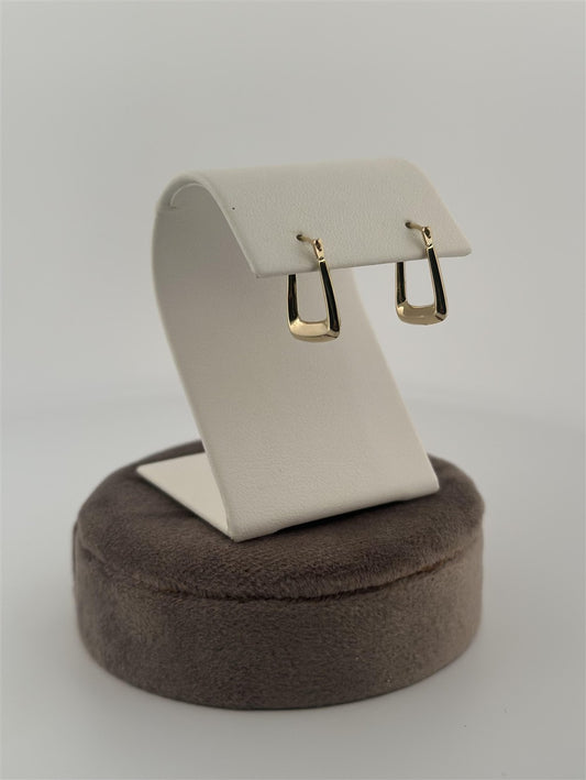 Yellow Gold Hoop Earrings