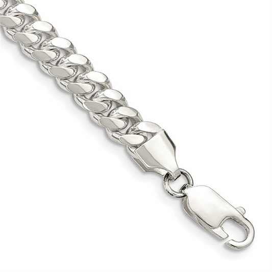 Sterling Silver Curb Chain Bracelet