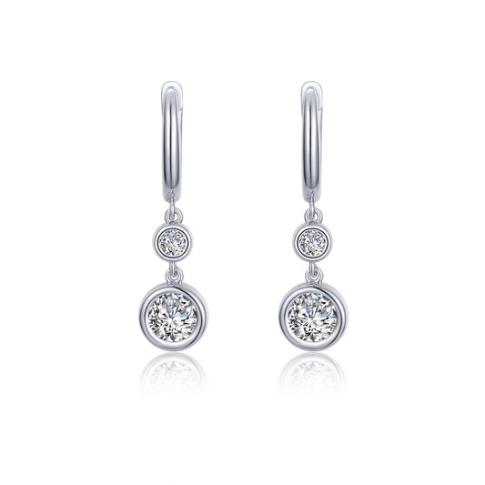 Lafonn Bezel-Set Drop Earrings