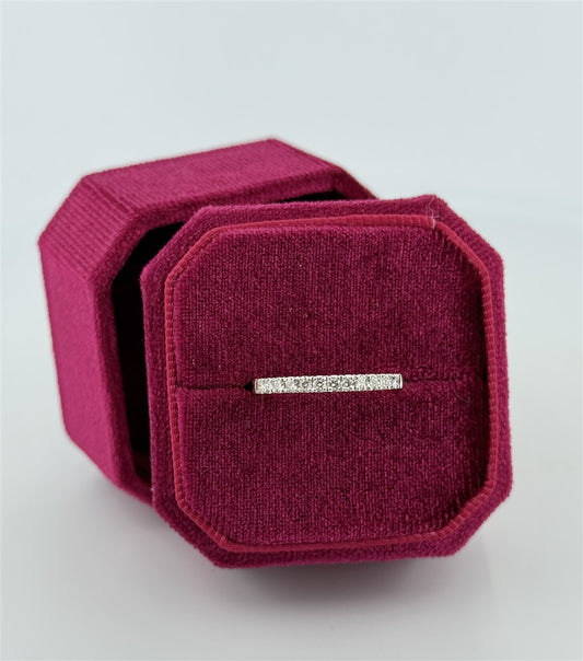 Yellow Gold Diamond Stackable Ring