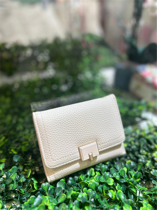 Small Beige Wallet