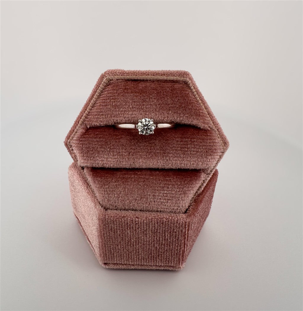White Gold Solitaire Engagement Ring