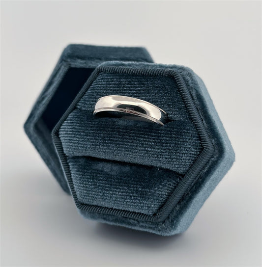 White Gold Wedding Band