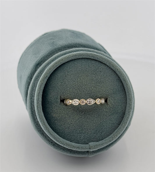 Yellow Gold Vintage Inspired Diamond Ring