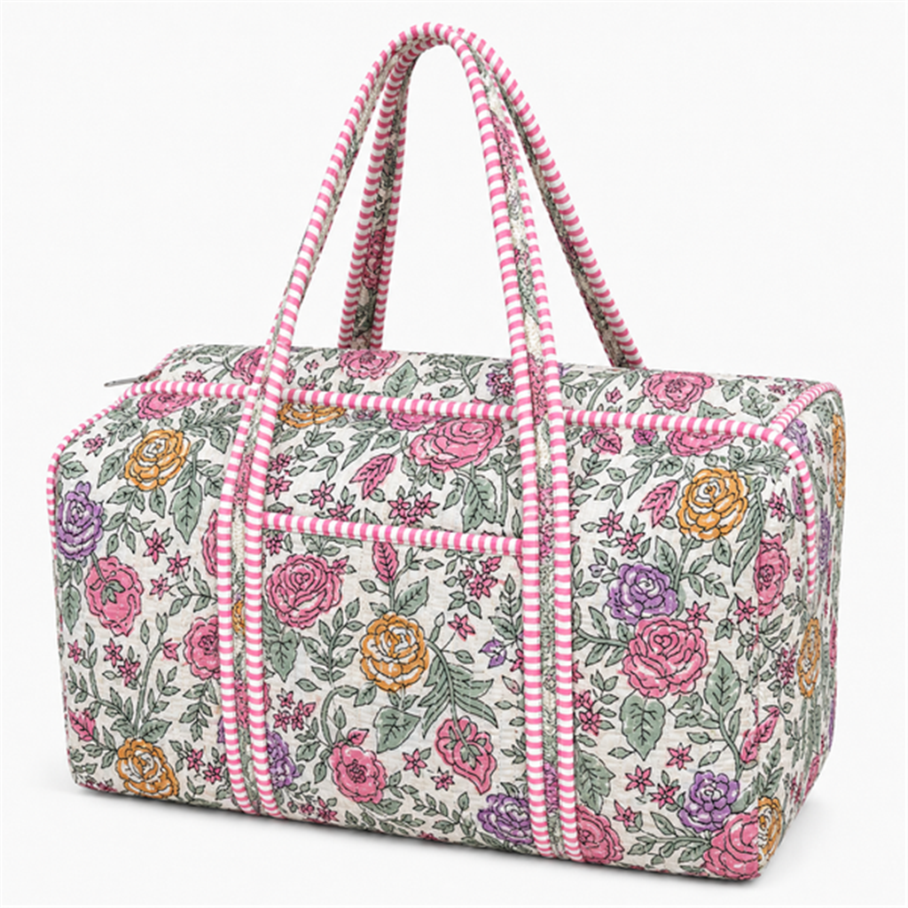 Quilted Duffel Bag