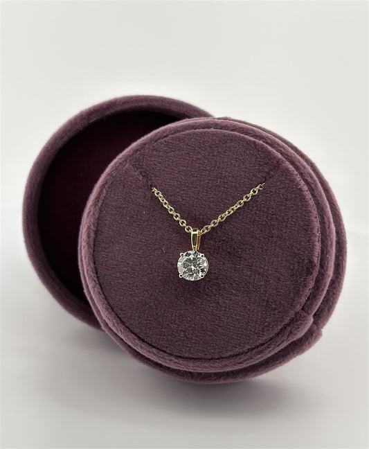 Round Diamond Pendant